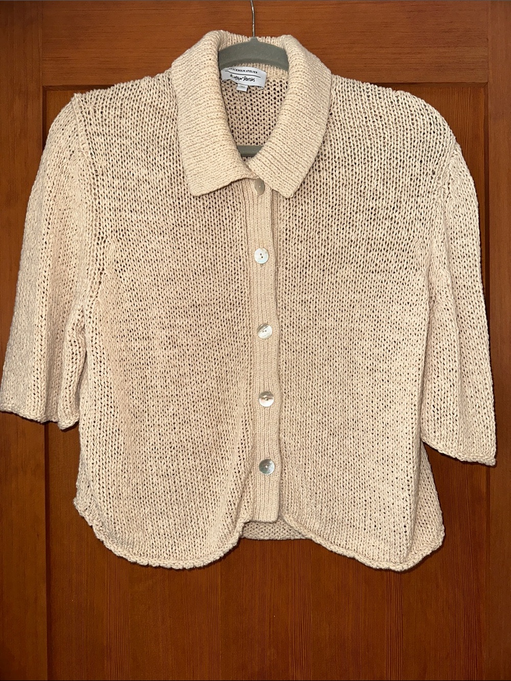 & Other stories cream cardigan sweater